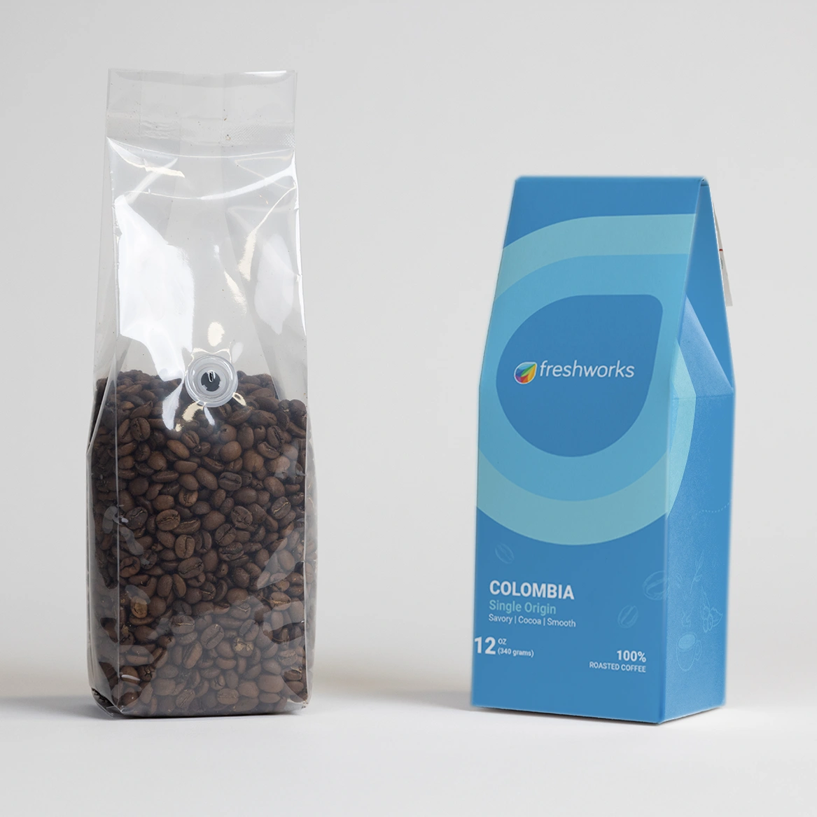 Freshworks custom-branded coffee box