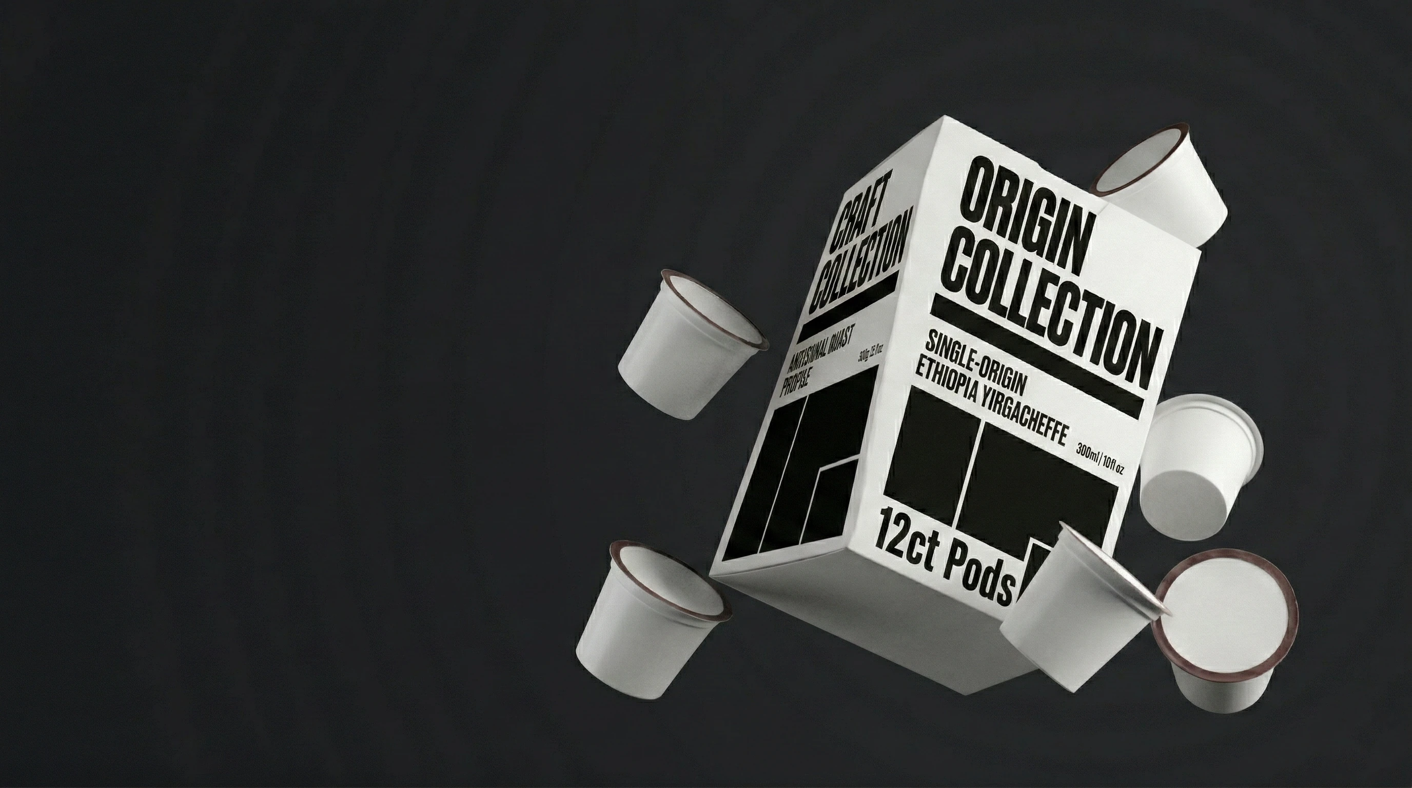 Custom coffee package design in progress